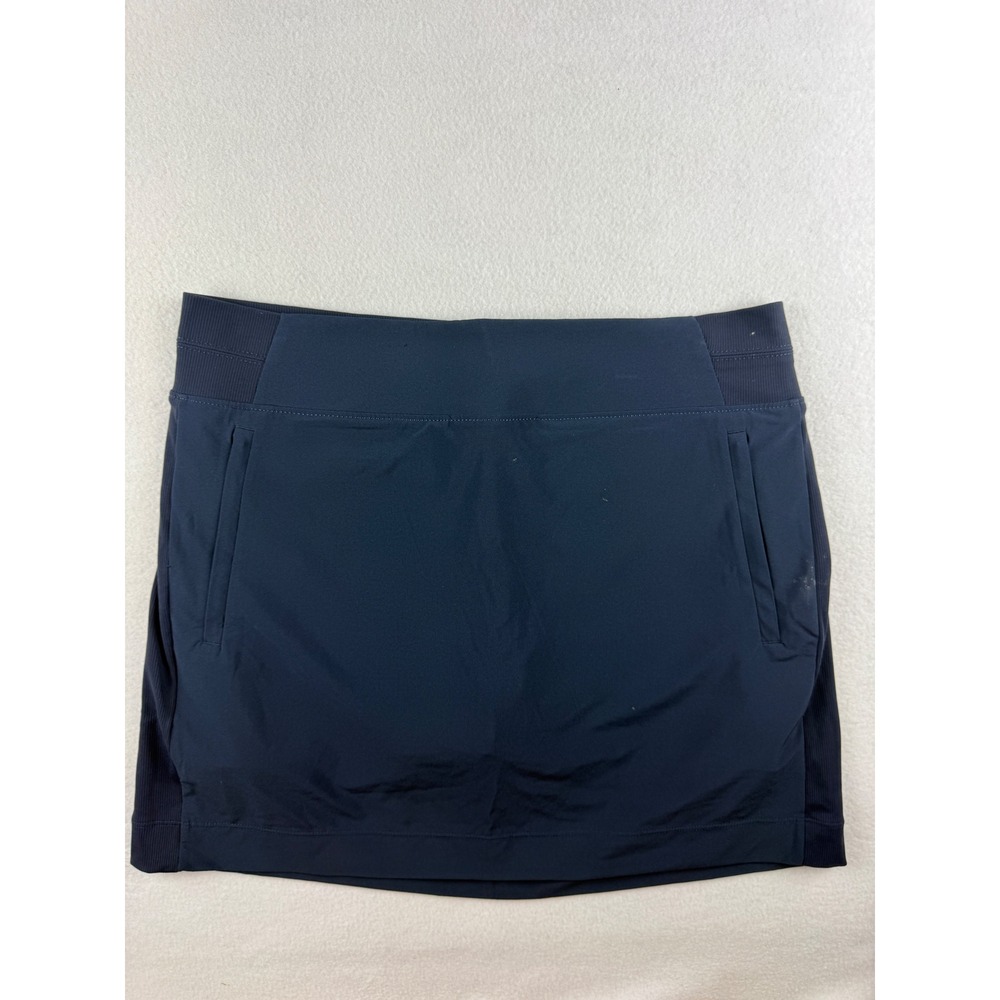 Athleta Soho Skort Navy Blue Womens Size 12 Active Golf Tennis Travel Skirt